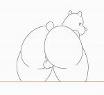  animated anthro balls big_butt bouncing_balls bouncing_butt bubble_butt butt cartoon_network chubby_male fur genitals ice_bear looking_at_viewer male mammal nt6969 polar_bear slightly_chubby solo teasing ursid ursine we_bare_bears white_body white_fur 