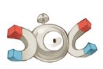  black_eyes commentary commentary_typo english_commentary full_body lowres magnemite magnet no_humans one-eyed pokemon pokemon_(creature) puddingx2 screw simple_background sketch solo white_background 