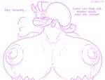  absurd_res anthro areola big_breasts bite bodily_fluids breasts dragon female generation_6_pokemon goodra hi_res huge_breasts lactating lips looking_at_viewer mature_female ms._litka nintendo nipples nude pokemon pokemon_(species) presenting presenting_breasts seductive smile solo video_games wingedwilly 