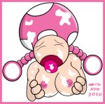  bodily_fluids breasts clothing cum cum_on_face digital_media_(artwork) duo eyes_closed female genital_fluids hair hat headgear headwear holding_breast humanoid male male/female mario_bros nintendo nipples nude open_mouth pigtails pink_hair reddragonkan simple_background solo toadette tongue tongue_out unknown_character video_games 