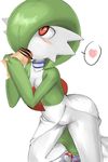  bestiality blush censored collar creature fellatio gardevoir gen_3_pokemon gomapurin great_ball heart kneeling oral penis poke_ball poke_ball_(generic) pokemon pokemon_(creature) pussy_juice red_eyes simple_background solo_focus spoken_heart white_background 