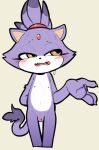  anthro blaze_the_cat blush bodily_fluids domestic_cat edi felid feline felis female forehead_gem genitals hi_res itsunknownanon mammal nipples nude plump_labia pussy sega solo sonic_the_hedgehog_(series) sweat 