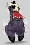  &lt;3 ambiguous_gender anthro anus big_butt black_eyes blush bodily_fluids bovid butt butt_grab caprine cloak clothing crown cult_of_the_lamb fur grey_body hand_on_butt hi_res horizontal_pupils horn huge_butt huge_hips huge_thighs krekk0v lamb_(cult_of_the_lamb) mammal nude pupils question_mark red_crown_(cult_of_the_lamb) sheep solo sweat sweaty_butt thick_thighs white_body white_fur white_pupils white_wool wide_hips wool_(fur) 