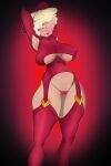  absurd_res anthro belly bisamon breasts doxy female hi_res humanoid nipples solo underarm 