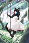  absurd_res anthro breasts bubble_butt butt forest giant_panda gynomorph heterochromia hi_res hybrid intersex light looking_at_viewer loy_miyazaki mammal nude okioppai plant solo sunlight swing thick_thighs tree ursid wide_hips ych_result 
