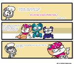  anthro anus balls comic dialogue domestic_cat erection felid feline felis female genitals giant_panda group hasbro herpestid littlest_pet_shop male mammal mephitid mongoose not_a_furfag penny_ling pepper_clark pussy skunk sugar_sprinkles sunil_nevla ursid 