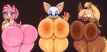  amy_rose anthro areola bedroom_eyes big_breasts big_butt black_pupils blonde_hair blue_eyes breast_squish breasts brown_areola brown_body brown_nipples butt butt_squish canid canine canis chiropteran eulipotyphlan eyes_closed female genitals gesture green_eyes group hair hedgehog hi_res huge_breasts huge_butt idw_publishing looking_at_viewer looking_back mammal matospectoru narrowed_eyes nipples nude open_mouth pink_areola pink_body pink_hair pink_nipples ponytail pupils pussy rouge_the_bat seductive sega smile sonic_the_hedgehog_(comics) sonic_the_hedgehog_(idw) sonic_the_hedgehog_(series) squish tan_areola tan_body tan_nipples thick_thighs trio waving waving_at_viewer whisper_the_wolf wide_hips wings wolf 