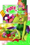  amphibian anthro anthro_on_anthro arthropod big_breasts blush boastudio breasts changeling colored comic crossgender dragon female friendship_is_magic frog genitals green_body hasbro hi_res kissing male male/female mtf_crossgender my_little_pony nude pussy spike_(mlp) thorax_(mlp) transformation 