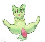  2022 anthro anthro_penetrated anthrofied breasts disembodied_penis duo erection felid feline female female_focus female_penetrated from_front_position fur generation_9_pokemon genitals green_body green_fur hi_res laizd legs_up male male/female male_penetrating male_penetrating_female mammal nintendo nipples nude nude_anthro nude_female open_mouth penetration penile penile_penetration penis penis_in_pussy pokemon pokemon_(species) pussy sex solo_focus spread_legs spreading sprigatito vaginal vaginal_penetration video_games 