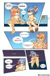  anthro bovid bovine cattle comic duo felid female hi_res hooves kitana_(unhappy_raccoon) leopard mammal odem_(unhappy_raccoon) pantherine pawpads pocketmob unhappy_raccoon 