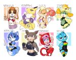  animal_crossing anthro ball bandai_namco basketball_(ball) beastars black_clothing blonde_hair bottomwear bra breasts canid canine cartoon_network cheese_the_chao clothed clothing colored cream_the_rabbit digimon digimon_(species) digital_media_(artwork) female fur hair hi_res isabelle_(animal_crossing) juno_(beastars) krystal lagomorph leporid lola_bunny looking_at_viewer looney_tunes mammal mask muscular_thighs nicole_watterson nintendo open_mouth pester polly_esther pose rabbit renamon samurai_pizza_cats sega shirt simple_background smile sonic_the_hedgehog_(series) sports_bra sports_mask sportswear star_fox tank_top the_amazing_world_of_gumball themed_clothing topwear underwear vanilla_the_rabbit video_games warner_brothers white_background wrestling_mask wrestling_outfit wrestling_uniform yellow_body yellow_fur 