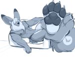  2022 4:3 4_toes 5_fingers abs anthro areola barefoot biceps big_ears big_feet biped blurthefur canid canine canis chimera claws covered_eyes digital_drawing_(artwork) digital_media_(artwork) feet felid fennec fingers foot_fetish foot_focus fox fur furniture greyscale hair hair_over_eyes huge_feet hyper hyper_feet lion lying male mammal mane mmpw monochrome muscular muscular_anthro muscular_male mylo_(mmpw) neck_tuft nipples nude on_back pacs pantherine pawpads paws pecs plantigrade rodent sciurid shaded simple_background smile sofa soles solo toe_claws toes tuft 