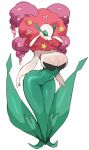  big_breasts breasts cleavage clothed clothing female florges generation_6_pokemon hi_res lightsource nintendo not_furry pokemon pokemon_(species) simple_background solo video_games white_background 