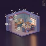  2d3dmix 3d_(artwork) 3dillustration 3dwork absurd_res blender_(disambiguation) catsona cozy cozykitchen cozymood digital_media_(artwork) furry furryart hi_res hybrid illustration invalid_tag kitchen mood 