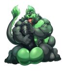 5_fingers absurd_res alpha_channel anthro auto_penis_lick balls barazoku biceps big_balls big_muscles big_penis black_body black_fur black_penis bodily_fluids buffzard_(character) canid canine canis cum cursedmarked dragon erection fingers fur genital_fluids genitals green_body green_fur green_hair hair hi_res huge_balls huge_muscles huge_penis humanoid_genitalia humanoid_penis hybrid hyper hyper_balls hyper_genitalia hyper_penis kneeling licking male mammal masturbation muscular muscular_anthro muscular_male nude open_mouth oral oral_masturbation pecs penile penile_masturbation penis self_lick simple_background solo tongue tongue_out transparent_background vein veiny_penis wolf 