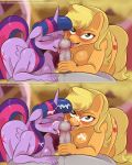  absurd_res applejack_(mlp) blonde_hair blush breasts equid equine female friendship_is_magic genitals group group_sex hair hand_on_penis hasbro hi_res horn licking male male/female mammal my_little_pony nude oral penile penis penis_lick saturdaymorningproj sex threesome tongue tongue_out twilight_sparkle_(mlp) winged_unicorn wings 