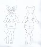  absurd_res anthro big_breasts breasts fan_character female hi_res maxine_boulevard model_sheet pace-maker sketch solo thick_thighs tomboy 