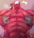  &lt;3 2022 abs absurd_res alien among_us barazoku biceps big_muscles big_pecs bodily_fluids clothed clothing crewmate_(among_us) duo grey_background hi_res huge_muscles huge_pecs humanoid humanoid_on_humanoid innersloth low-angle_view male male/male muscular muscular_humanoid muscular_male mzsilent navel_outline not_furry obliques pec_grasp pec_squeeze pec_squish pecs reach_around simple_background skinsuit squish standing surprise sweat tight_clothing video_games zentai 