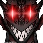  angry azuichh creepy dragon emote eyes invalid_tag laser lightning male meme naana naanahstnil red shaded smile solo stan_(disambiguation) sticker 