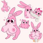  1:1 big_breasts breasts butt disembodied_penis errorplush female female_penetrated generation_1_pokemon genitals group hi_res jigglypuff male male/female male_penetrating male_penetrating_female nintendo nipples oral penetration penile penile_penetration penis penis_in_pussy pink_body pokemon pokemon_(species) pussy sex trio vaginal vaginal_penetration video_games wigglytuff 