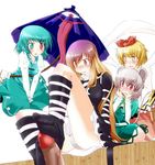  blonde_hair blue_eyes blue_hair error footjob gradient_hair hair_ornament heterochromia hijiri_byakuren image_sample karakasa_obake long_hair multicolored_hair multiple_girls nazrin panties penis pixiv_sample red_eyes sesield short_hair tatara_kogasa tongue toramaru_shou touhou umbrella underwear yellow_eyes 