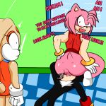  amy_rose anal anthro big_butt butt cream_the_rabbit cunnilingus duo embarrassed female full-length_portrait male male/female oral portrait rimming sega sex shadow_the_hedgehog shocked sonic_the_hedgehog_(series) soulyagami64 surprise vaginal 