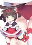2023 :3 accessory animal_humanoid azur_lane bow_ribbon brown_hair cat_humanoid clothed clothing clothing_lift coconeeeco dress dress_lift felid felid_humanoid feline feline_humanoid female furgonomics garter green_eyes hair hair_accessory hair_bow hair_ribbon hi_res humanoid mammal mammal_humanoid mutsuki_(azur_lane) panties pigtails ribbons shawl smile solo tail tail_accessory tail_bow tail_ribbon underwear
