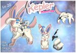 absurd_res eeveelution generation_6_pokemon hi_res kepler model_sheet nintendo pokemon pokemon_(species) resachii sylveon