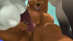 3d_(artwork) absurd_res amber_eyes animal_genitalia animal_penis anthro areola balls bear big_breasts black_body black_fur black_nose breasts brown_body brown_fur brown_hair bull3t claws dasha_(petruz) deer digital_media_(artwork) duo equine_genitalia equine_penis female fingers fur genitals grey_body grey_fur hair hi_res licking licking_lips looking_at_genitalia looking_at_penis male male/female mammal new_world_deer nipples open_mouth open_smile penis penis_grab petruz_(copyright) pink_areola pink_nipples pussy reindeer reindeer_(petruz) sharp_teeth smile teeth tongue tongue_out