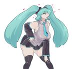 &lt;3 absurd_res alternate_species anthro armwear big_breasts blue_eyes blue_hair bottomwear bovid breasts caprine clothed clothing cumbread detached_sleeves female fur furrification goat hair hand_on_leg hand_on_own_leg hand_on_own_thigh hand_on_thigh hatsune_miku hi_res horizontal_pupils leaning leaning_forward legwear long_hair mammal necktie open_mouth pupils signature simple_background skirt solo stockings thick_thighs thigh_highs twintails_(hairstyle) vocaloid white_background white_body white_fur