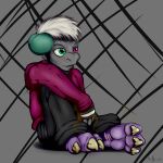 1:1 anthro bodily_fluids character_muffin cheesy clothing dirty dragon feet filth footwear grimy hi_res invalid_tag kobold male muffinvinvin paws smelly smelly_feet socks solo sweat toejam unwashed worn_clothing