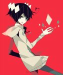  1boy black_hair etihw_(haiiro_teien) funamusea genderswap genderswap_(ftm) haiiro_teien jacket looking_at_viewer open_clothes open_jacket sakiroll solo tongue tongue_out white_jacket 