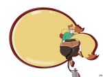 2022 air_from_butt air_tank alpha_channel anthro belly belly_expansion belly_inflation big_belly big_breasts big_butt black_body black_butt black_hose bottomwear braixen breast_expansion breasts brown_clothing brown_footwear brown_shoes butt butt_expansion butt_squish canid canine clothing colored creaking digital_media_(artwork) dipstick_tail english_text expansion eyelashes eyewear female flat_colors floating footwear fox generation_6_pokemon glasses green_clothing green_hoodie green_topwear groan gym_bottomwear gym_clothing gym_shorts hand_on_butt hand_on_own_butt hara_(soup-laddle) hi_res hoodie hose_in_butt hose_inflation huge_breasts huge_butt hyper hyper_belly hyper_inflation inflation inflation_fetish inner_ear_fluff looking_at_viewer looking_back looking_back_at_viewer mammal markings motion_lines nintendo orange_bottomwear orange_clothing orange_inner_ear orange_inner_ear_fluff orange_pants orange_tail_tip outline pants pokemon pokemon_(species) rear_view red_clothing red_eyes red_eyewear red_glasses red_outline red_shirt red_topwear shirt shoes shorts signature simple_background smile smug solo speech_bubble squish swelling synful tail tail_markings text thick_thighs topwear transparent_background tuft white_face yellow_belly yellow_body yellow_ears yellow_tail