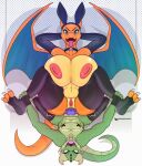  absurd_res anal anal_penetration anthro areola big_breasts breasts charizard dododragon56 duo female female_penetrated generation_1_pokemon genitals hi_res horn male male/female male_penetrating male_penetrating_female nintendo nipples penetration penile penile_penetration penis penis_in_ass pokemon pokemon_(species) pussy sex tongue video_games wings 