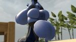 16:9 3d_(artwork) animal_genitalia animal_penis anthro anus balls beach big_balls big_breasts big_butt big_female big_penis blue_body breasts bubble_butt butt clothing digital_media_(artwork) equine_genitalia equine_penis female footwear genitals gesture gynomorph hand_gesture hi_res huge_balls huge_breasts huge_butt huge_penis huge_thighs humanoid hyper hyper_balls hyper_breasts hyper_genitalia hyper_penis inter intersex intersex/female lagomorph leggings legwear leporid long_ears mammal overweight overweight_anthro overweight_female overweight_gynomorph overweight_humanoid overweight_intersex penis puffy_anus rabbit rabbit_ears socks solo source_filmmaker thick_thighs thigh_highs urlocalsf v_sign wide_hips widescreen