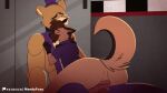 anal anal_penetration animated anthro bear big_penis canid canine canis domestic_dog duo five_nights_at_freddy&#039;s fredbear_(fnaf) genitals loop male male/male mammal mandyfoxy penetration penis riding scottgames short_playtime