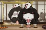 anal anal_masturbation anal_orgasm anal_penetration anthro balls bear belly black_and_white_fur blush bodily_fluids butt cum dildo dildo_in_ass dildo_insertion dildo_sitting dreamworks erection fst genital_fluids genitals giant_panda hi_res kung_fu_panda lovkuma male mammal master_po_ping masturbation mirror moobs navel nipples object_in_ass orgasm penetration penis sex_toy sex_toy_in_ass sex_toy_insertion solo