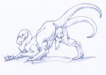 2024 2_tails animal_genitalia animal_penis anus artist_name ass_up balls beak butt canine_genitalia canine_penis claws erection feet feral genitals hellhound_(zdnoz) hi_res jagged_beak ket-dawnatsunset knot looking_back male monochrome multi_tail muscular muscular_feral narrowed_eyes pen_(artwork) penis pose presenting presenting_anus presenting_balls presenting_hindquarters presenting_penis sheath simple_background sketch smile solo tail text toes toothed_beak traditional_media_(artwork) white_background