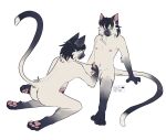  anatomically_correct anatomically_correct_genitalia anthro apple_syrup bodily_fluids brother brothers cum domestic_cat duo ejaculation felid feline felis genital_fluids genitals handjob hi_res incest_play male male/male mammal masturbation nude penile sex siamese sibling twins visible_nipples 