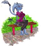 absurd_res alien anthro chain female fluffy hi_res long_tail scoundrel_scaramouche tail