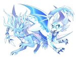 2022 activision cloudypouty crystal cynder dated digital_media_(artwork) dragon duo female feral hi_res horn male multi_horn mythological_creature mythological_scalie mythology scalie simple_background spyro spyro_reignited_trilogy spyro_the_dragon tail teeth wings winter