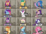 absurd_res applejack_(mlp) collage earth_pony equid equine female fluttershy_(mlp) friendship_is_magic hasbro hi_res hitch_trailblazer_(mlp) horn horse izzy_moonbow_(mlp) looking_at_viewer male mammal misty_brightdawn_(mlp) mlp_g5 mugshot my_little_pony mythological_creature mythological_equine mythology one_eye_closed pegasus pinkie_pie_(mlp) pipp_petals_(mlp) pony prixy05 rainbow_dash_(mlp) rarity_(mlp) smile sunny_starscout_(mlp) twilight_sparkle_(mlp) unicorn wings wink zipp_storm_(mlp)