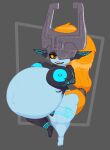 absurd_res alyaska2201 anthro belly big_belly big_breasts breasts butt female hi_res huge_belly humanoid hyper hyper_belly hyper_pregnancy imp impmidna legendofzeldaexy male midna nintendo pregnant princess_zelda slightly_chubby solo the_legend_of_zelda thick_thighs twilight_princess wide_hips
