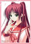  bangs highres kousaka_tamaki red_hair school_uniform solo suzuhira_hiro to_heart_2 