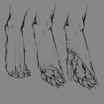 absurd_res alien ambiguous_gender claws dewclaw feet foot_focus hi_res nonbinary_(lore) olli_(core34) pawpads paws solo thecore34 toe_claws unusual_anatomy 