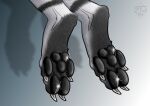 absurd_res anthro arcticwolf canid canine canis claws feet female hi_res mammal paws solo tomboy wolf zhekathewolf ztw2024 ztwarts 