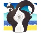  anthro anus balls beach big_anus big_balls big_butt black_body black_tail blue_eyes butt cloud curvaceous curvy_figure eyelashes generation_2_pokemon genitals hi_res huge_anus huge_balls huge_butt hyper hyper_anus hyper_balls hyper_butt hyper_genitalia legendary_pokemon lugia male multicolored_body nintendo pokemon pokemon_(species) puffy_anus raljoy sea seaside sky solo spread_anus spread_butt spreading two_tone_body two_tone_tail video_games voluptuous water white_body white_tail 