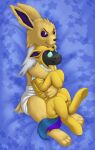  absurd_res ambiguous_gender arthropod big_dom_small_sub changeling cuddling diaper diaper_fetish dominant duo eeveelution embrace feral friendship_is_magic generation_1_pokemon hi_res hug hugging_from_behind jolteon mlp_oc my_little_pony nintendo pokemon pokemon_(species) size_difference sneer_(artist) video_games 