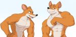  abs anthro athletic biceps black_nose brown_body brown_fur flexing flexing_bicep fur geronimo_stilton geronimo_stilton_(series) hi_res jrjresq looking_at_viewer male mammal mouse multicolored_body multicolored_fur murid murine muscular muscular_anthro muscular_male open_mouth open_smile orange_body orange_fur pecs rat rodent smile solo 