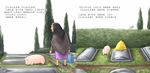  children's_book graveyard harada_midori original pig shawl solo translated 